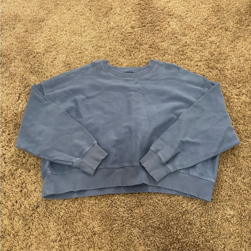 aerie blue sweater